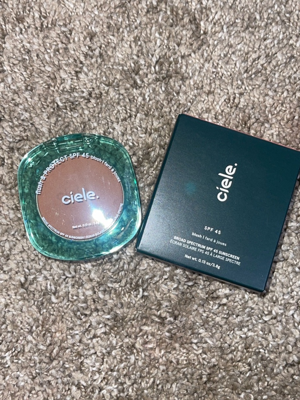 Ciele SPF 45 Tinted Blush Compact in Crush BNIB